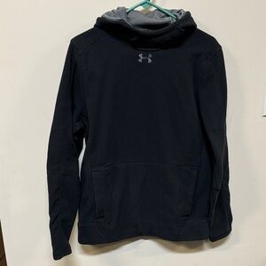 Under Armour Men's Black and Gray Hoodie Sweater